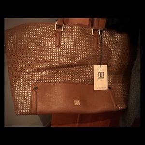 Beautful brown leather detailed Ivanka Trump